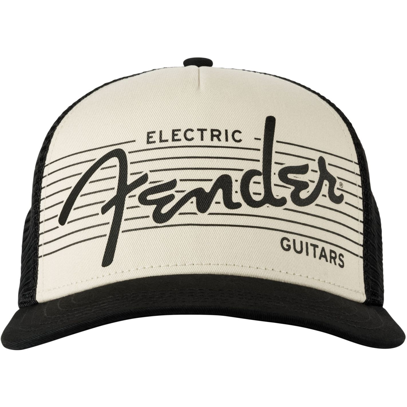 FENDER ELECTRIC GUITAR HAT BLK-CREAM