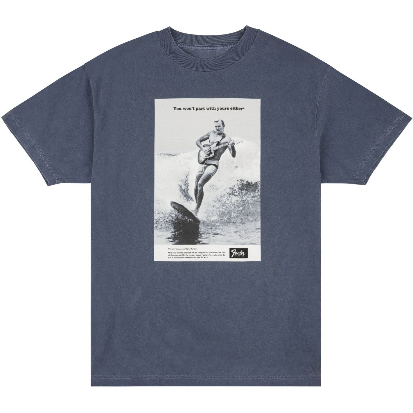 VINTAGE AD SURFER TEE OCEAN M