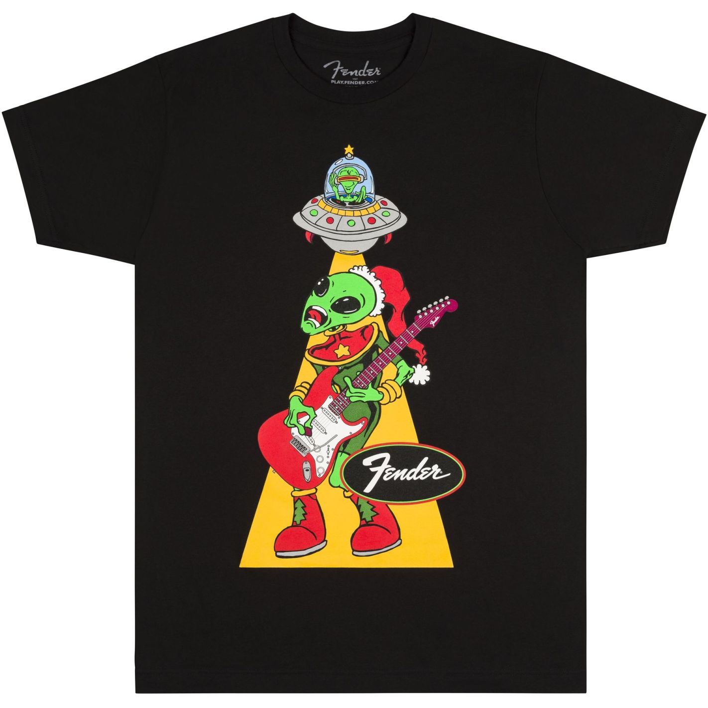 UGLY CHRISTMAS TEE ALIEN BLK XXL