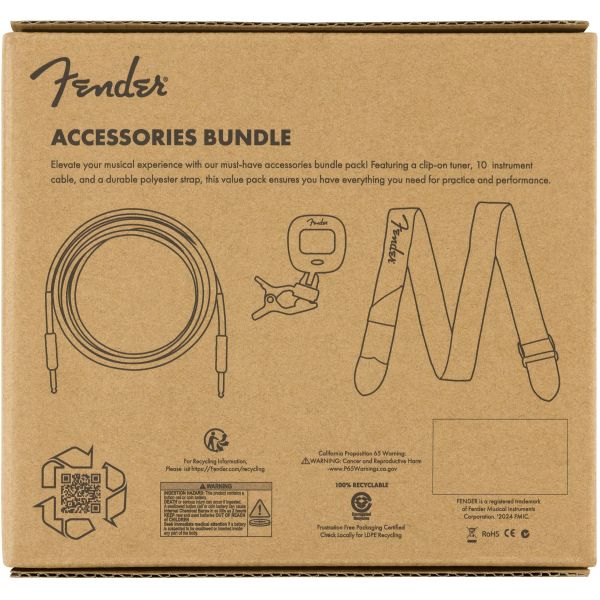 SPA BUNDLE PACK WHITE CABLE TUNER STRAP
