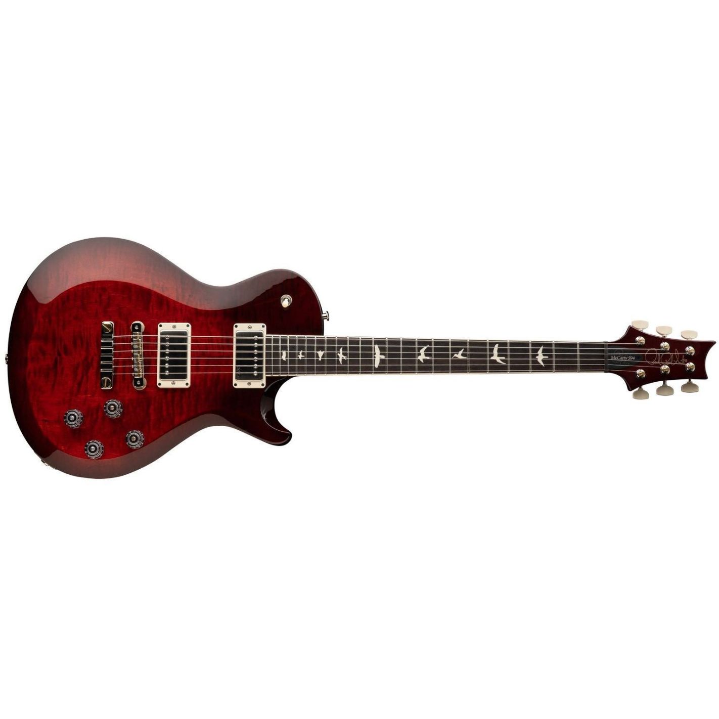 S2 MCCARTY 594 SINGLECUT FIRE RED BURST