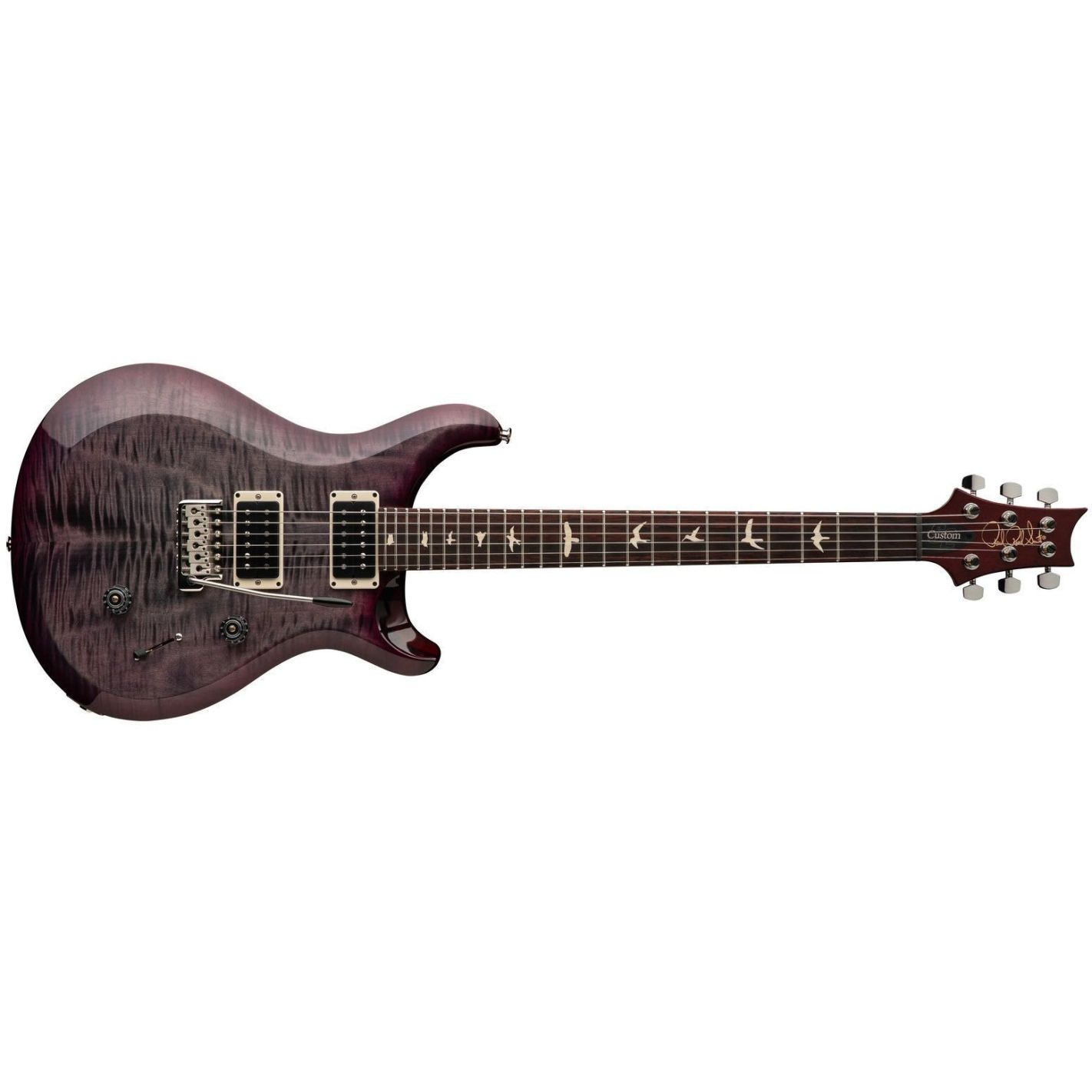 S2 CUSTOM 24 FADED GRAY BLACK PURPLE BURST