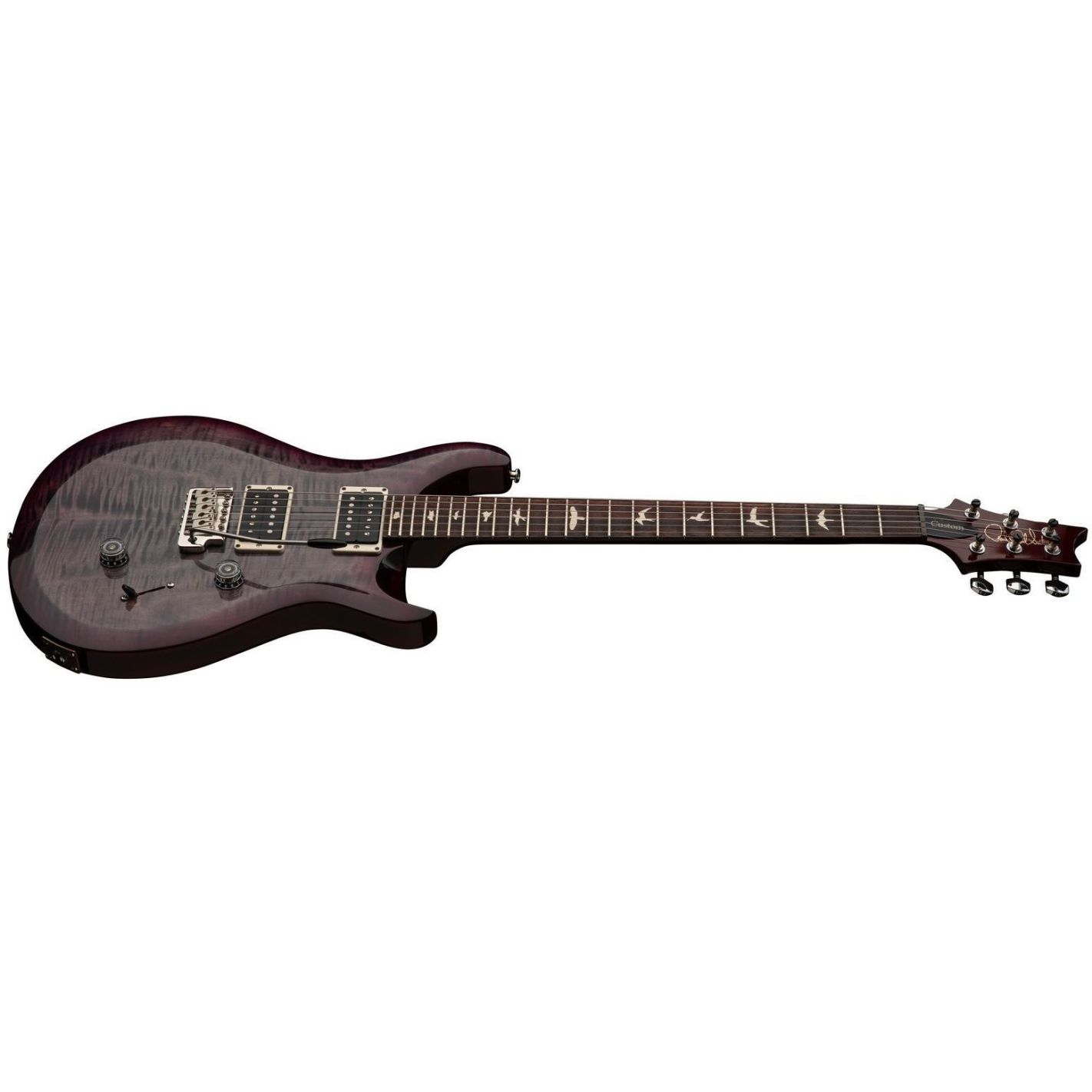 S2 CUSTOM 24 FADED GRAY BLACK PURPLE BURST