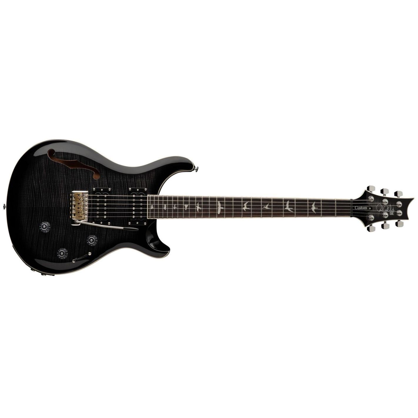 SE CUSTOM 24 SEMI-HOLLOW PIEZO CHARCOAL BURST