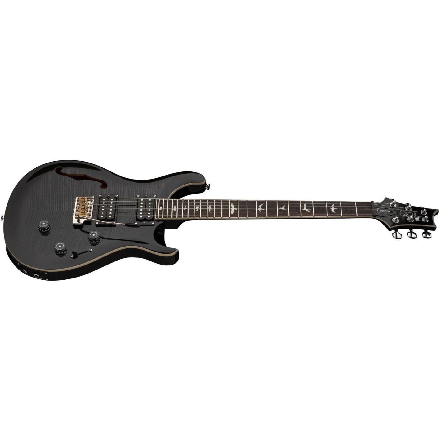 SE CUSTOM 24 SEMI-HOLLOW PIEZO CHARCOAL BURST