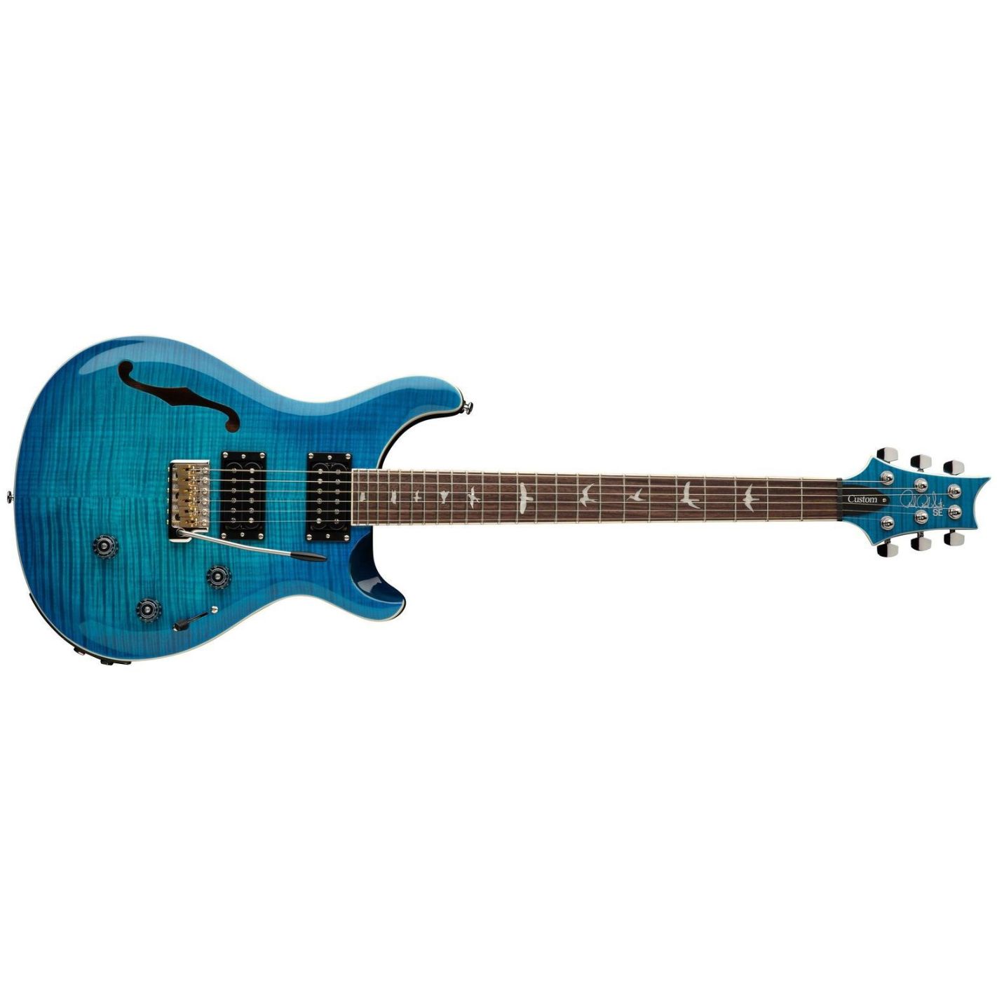 SE CUSTOM 24 SEMI-HOLLOW PIEZO LAKE BLUE