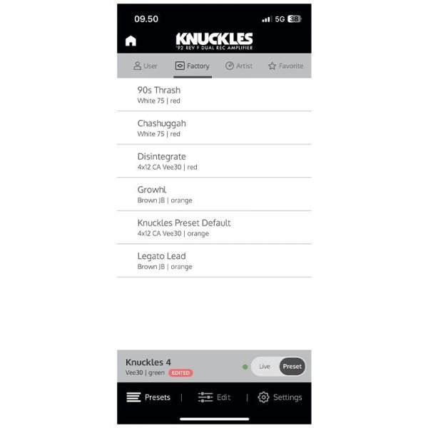 UAFX KNUCKLES 92 REC AMP