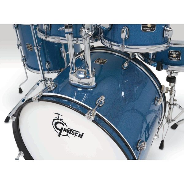BATERIA RENEGADE BLUE SPARKLE BD22