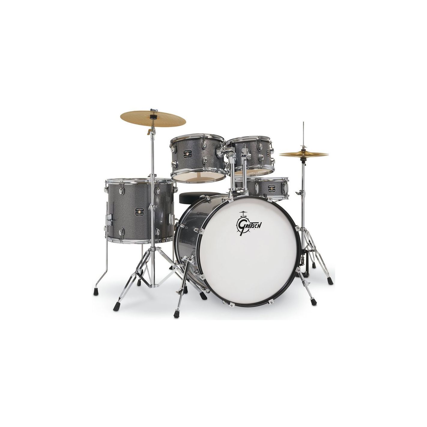 BATERIA RENEGADE GREY SPARKLE BD22