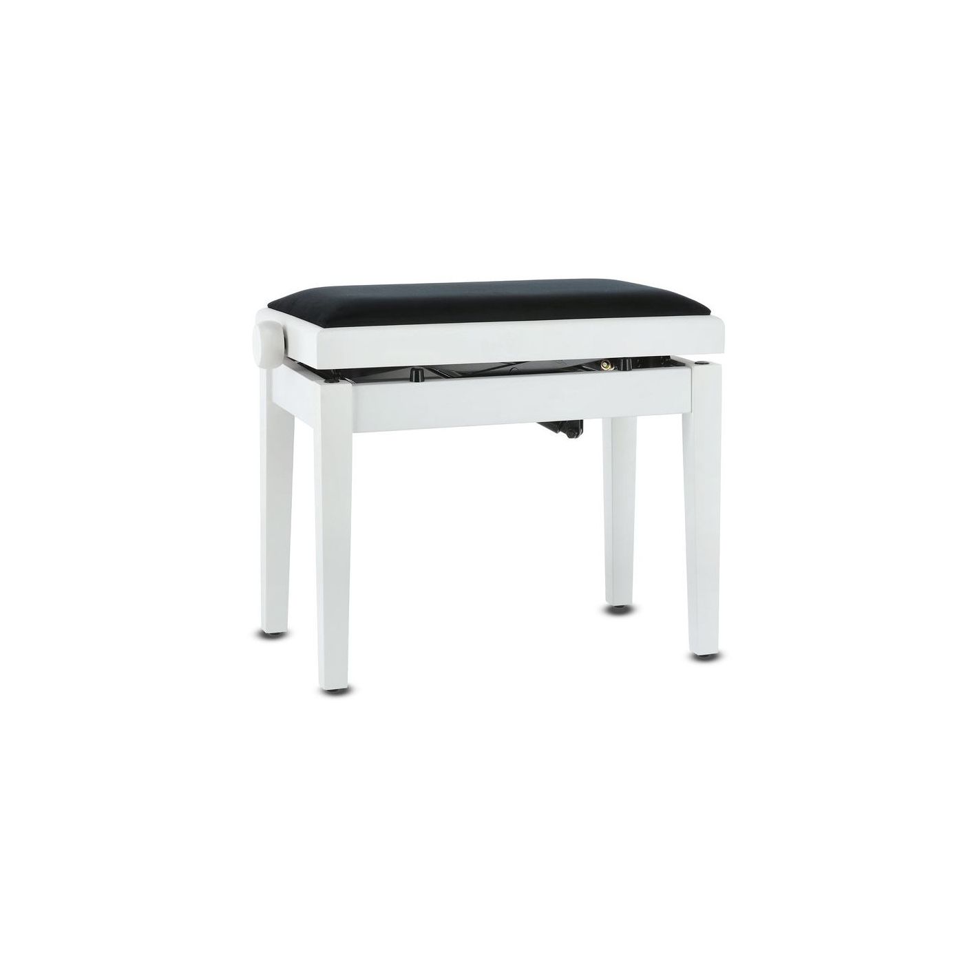 BANQUETA DE PIANO DELUXE AUTOLIFT BLANCO MATE