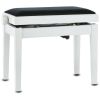 BANQUETA DE PIANO DELUXE AUTOLIFT BLANCO MATE