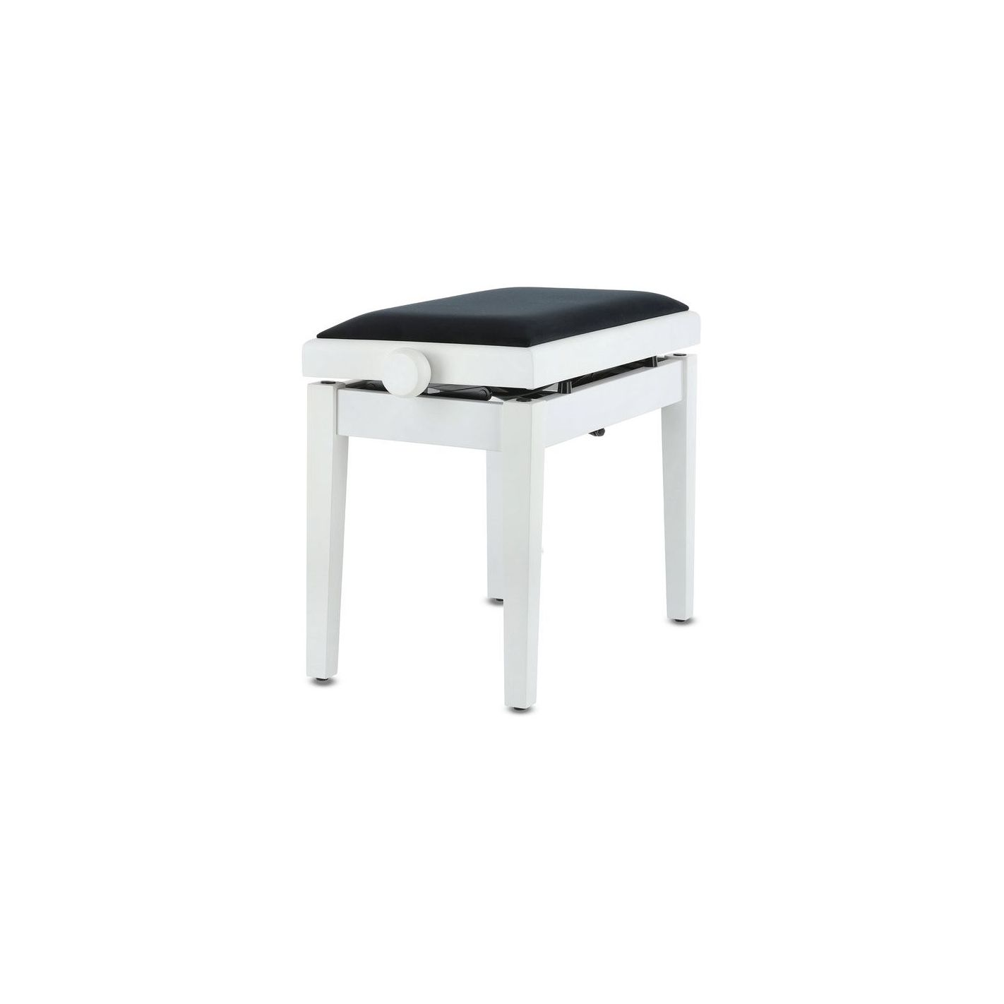 BANQUETA DE PIANO DELUXE AUTOLIFT BLANCO MATE