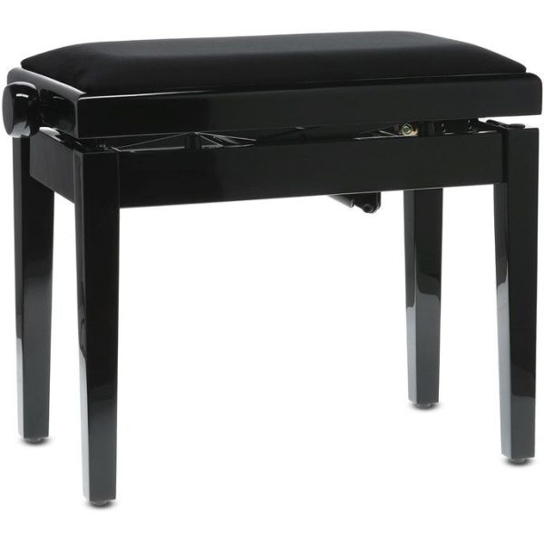 BANQUETA DE PIANO DELUXE AUTOLIFT NEGRO BRILLANTE