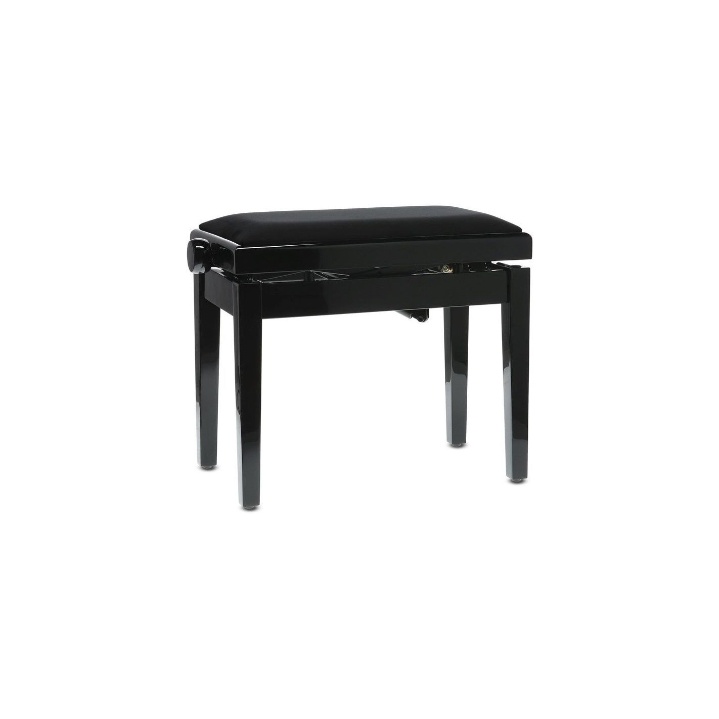 BANQUETA DE PIANO DELUXE AUTOLIFT NEGRO BRILLANTE