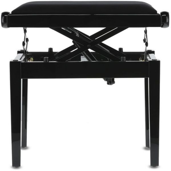 BANQUETA DE PIANO DELUXE AUTOLIFT NEGRO BRILLANTE
