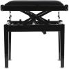 BANQUETA DE PIANO DELUXE AUTOLIFT NEGRO BRILLANTE