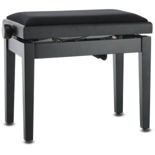 BANQUETA DE PIANO DELUXE AUTOLIFT NEGRO MATE