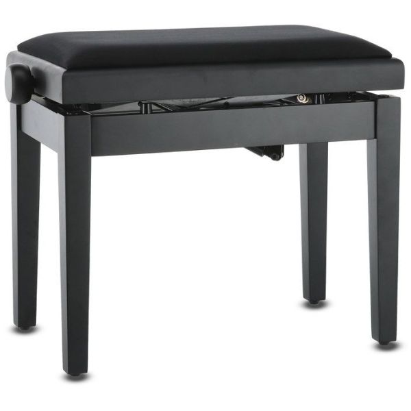 BANQUETA DE PIANO DELUXE AUTOLIFT NEGRO MATE