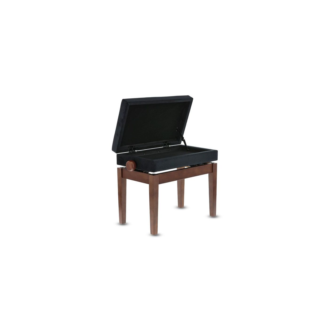 BANQUETA DE PIANO DELUXE COMPARTMENT NOGAL MATE