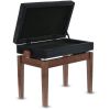 BANQUETA DE PIANO DELUXE COMPARTMENT NOGAL MATE