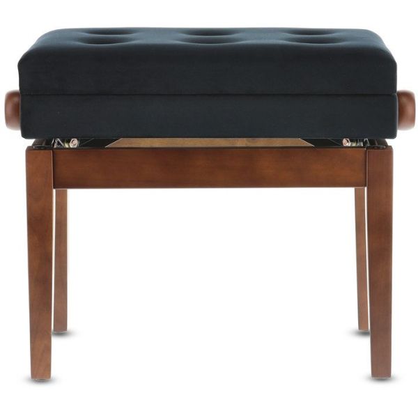 BANQUETA DE PIANO DELUXE COMPARTMENT NOGAL MATE