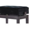 BANQUETA DE PIANO DELUXE COMPARTMENT PALISANDRO MATE