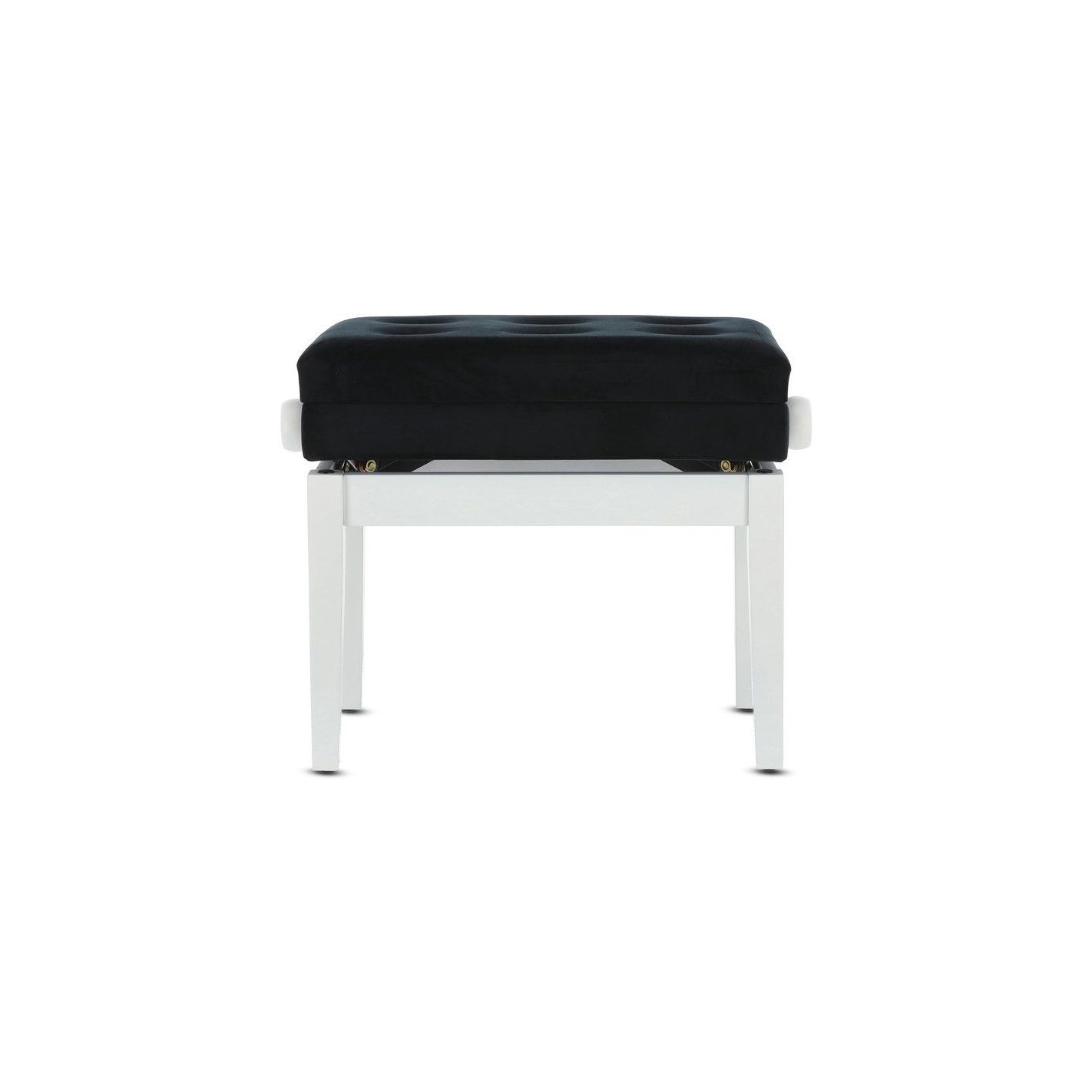 BANQUETA DE PIANO DELUXE COMPARTMENT BLANCO MATE