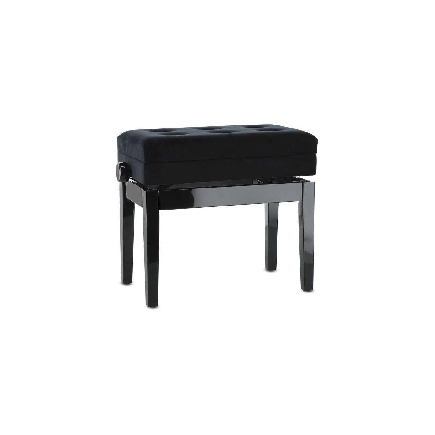 BANQUETA DE PIANO DELUXE COMPARTMENT NEGRO...