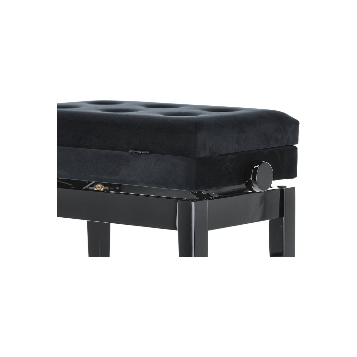 BANQUETA DE PIANO DELUXE COMPARTMENT NEGRO...