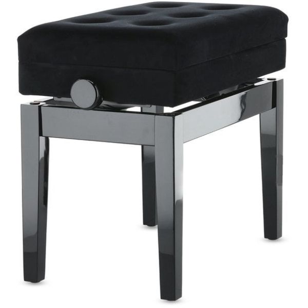 BANQUETA DE PIANO DELUXE COMPARTMENT NEGRO...