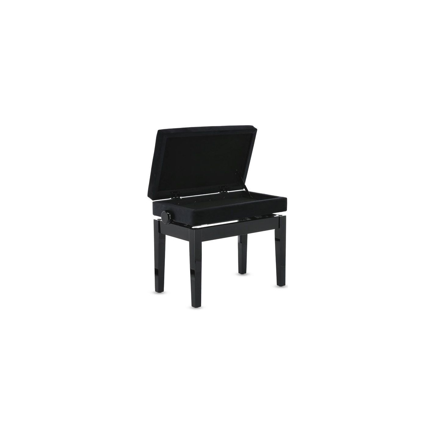 BANQUETA DE PIANO DELUXE COMPARTMENT NEGRO...