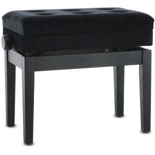 BANQUETA DE PIANO DELUXE COMPARTMENT NEGRO MATE