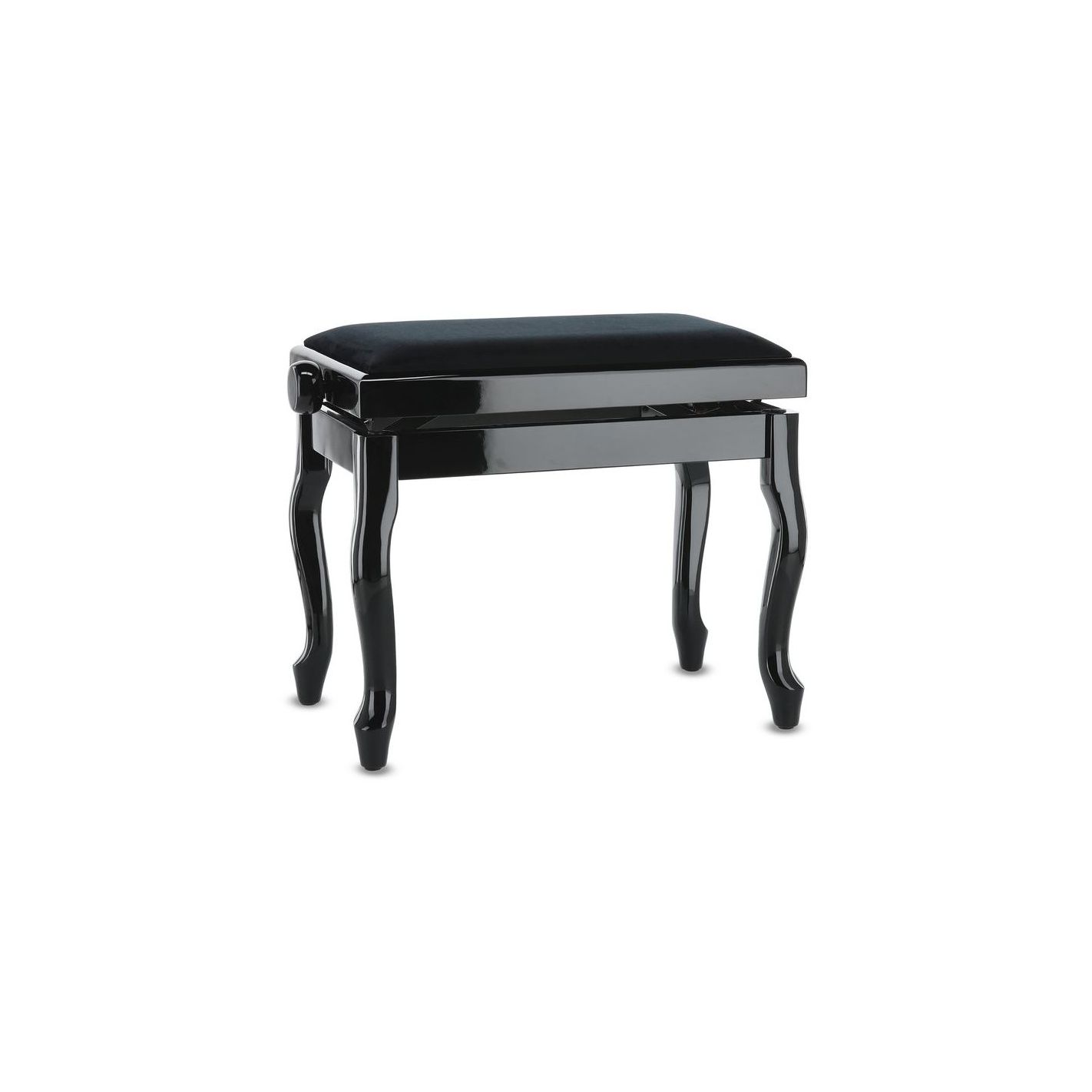 BANQUETA DE PIANO DELUXE CLASSIC NEGRO BRILLANTE