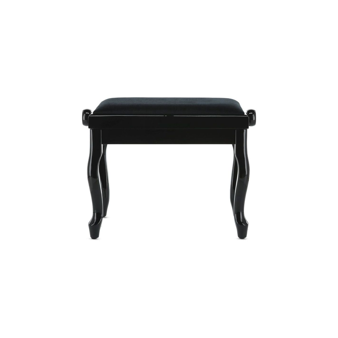 BANQUETA DE PIANO DELUXE CLASSIC NEGRO BRILLANTE