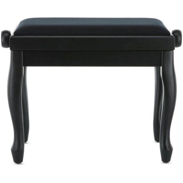 BANQUETA DE PIANO DELUXE CLASSIC NEGRO MATE