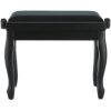 BANQUETA DE PIANO DELUXE CLASSIC NEGRO MATE