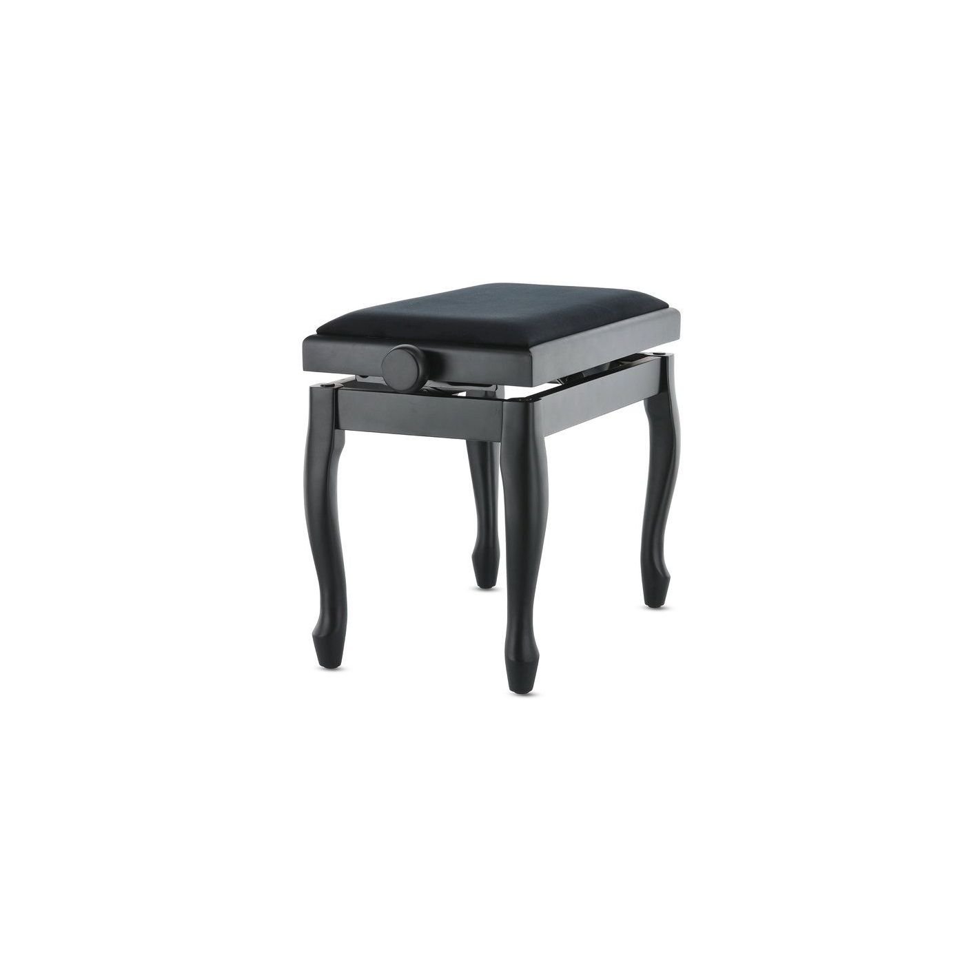 BANQUETA DE PIANO DELUXE CLASSIC NEGRO MATE