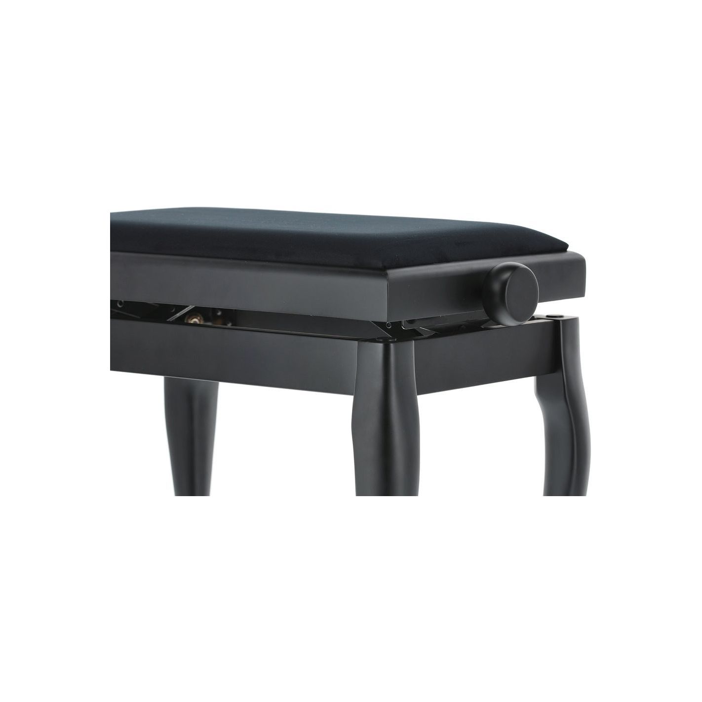 BANQUETA DE PIANO DELUXE CLASSIC NEGRO MATE