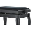 BANQUETA DE PIANO DELUXE CLASSIC NEGRO MATE