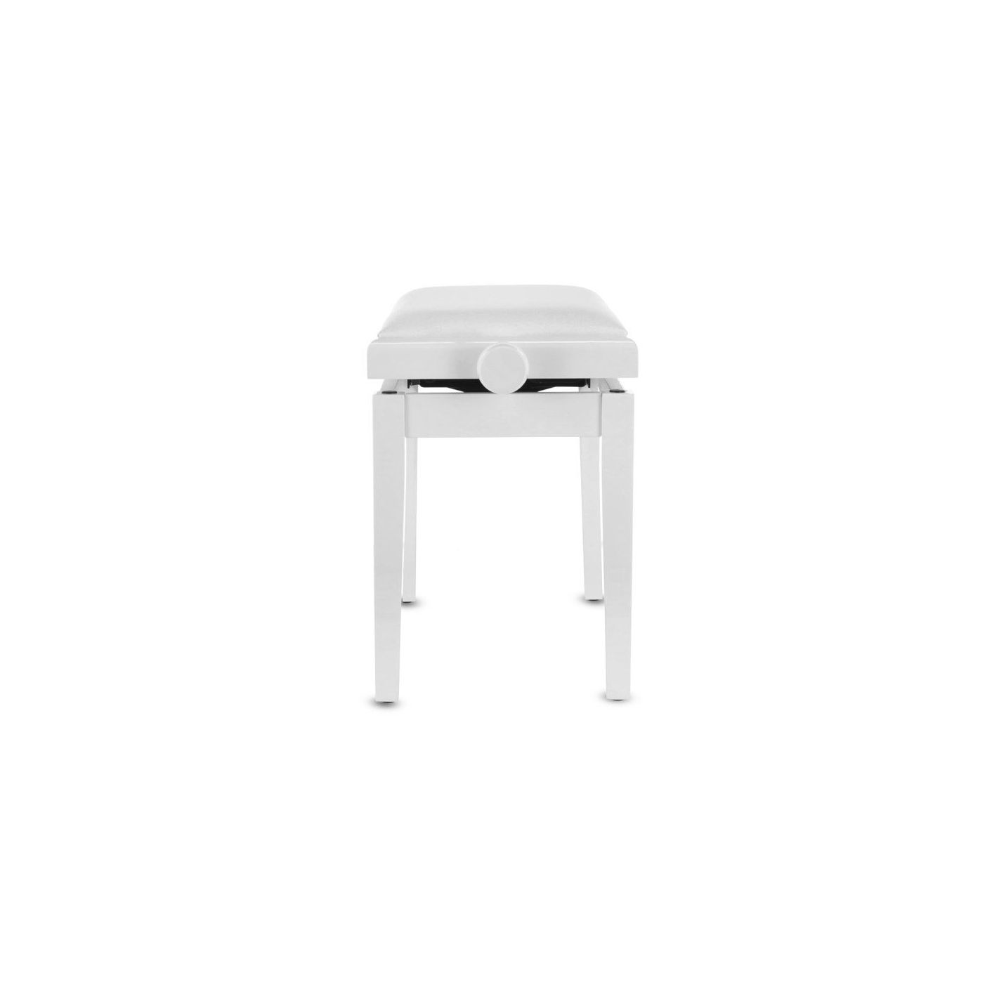 ASIENTO BANQUETA DE PIANO DELUXE VINYL BLANCO...