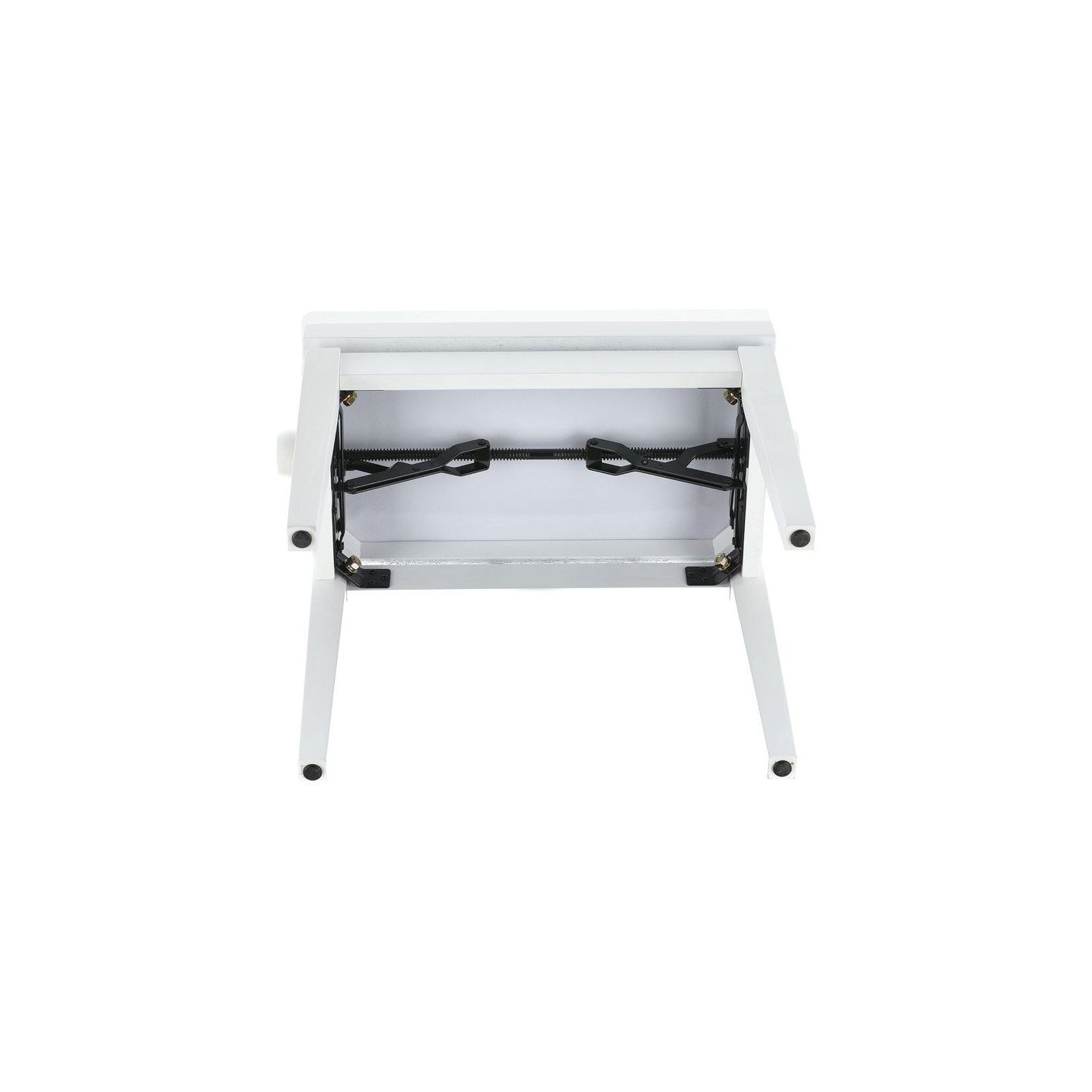 ASIENTO BANQUETA DE PIANO DELUXE VINYL BLANCO MATE