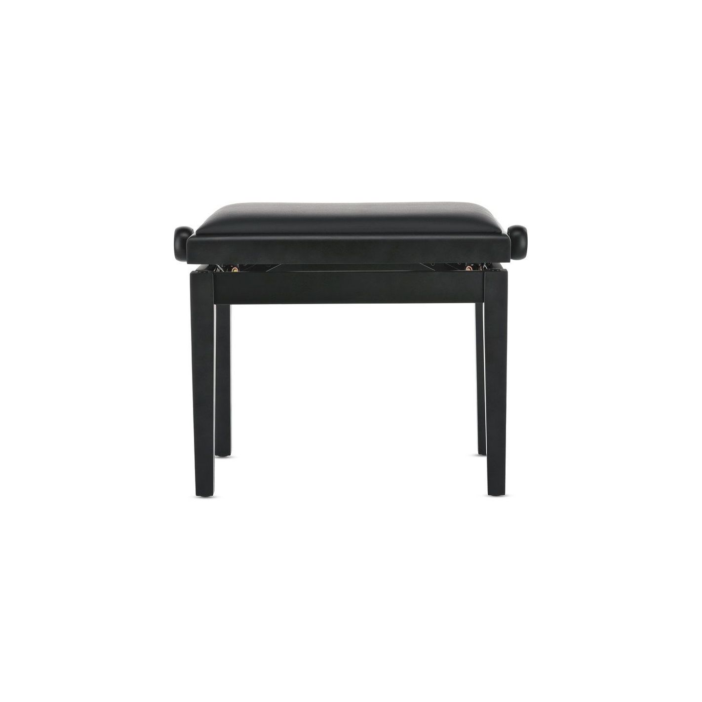 ASIENTO BANQUETA DE PIANO DELUXE VINYL NEGRO MATE