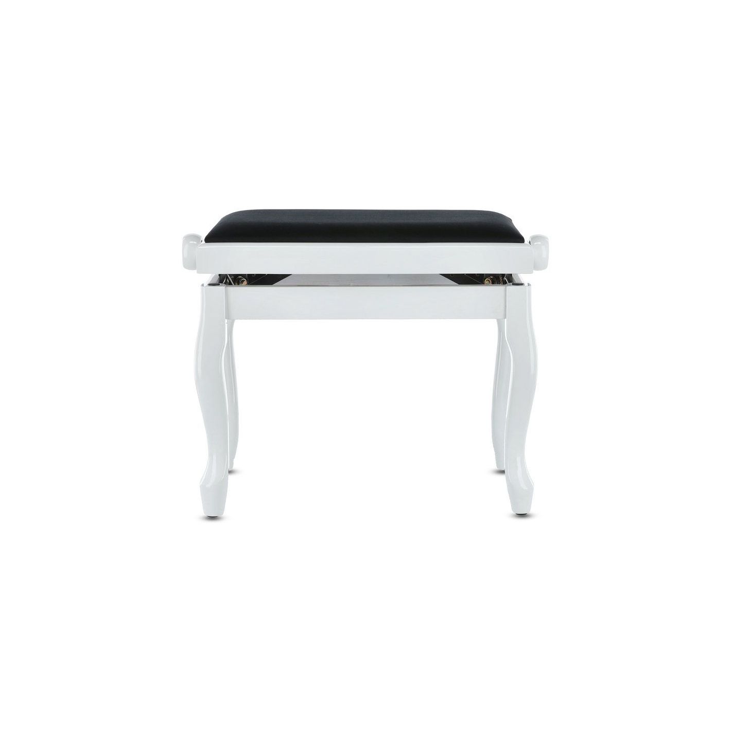 BANQUETA DE PIANO DELUXE CLASSIC BLANCO BRILLANTE