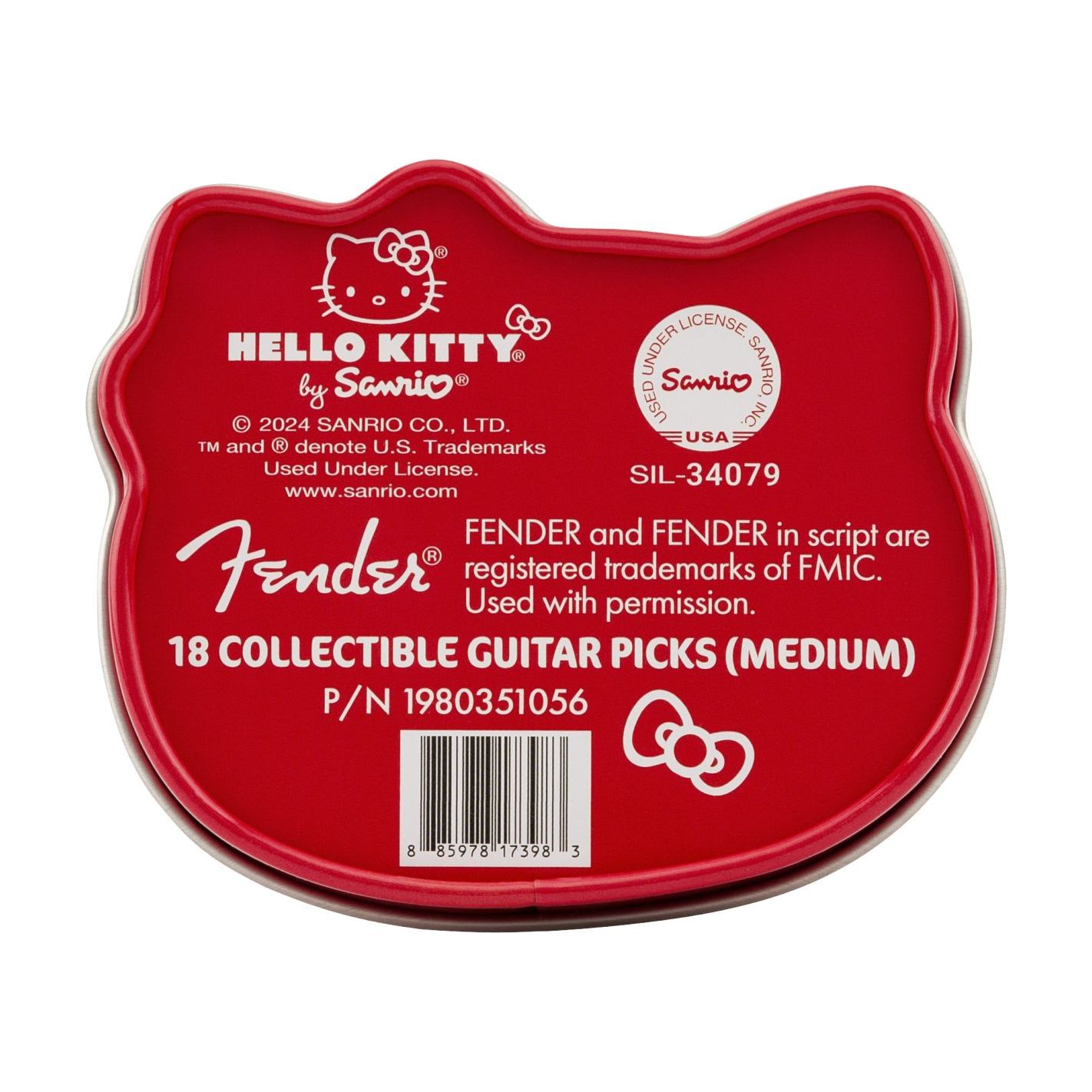 HELLO KITTY PICK TIN MED X18