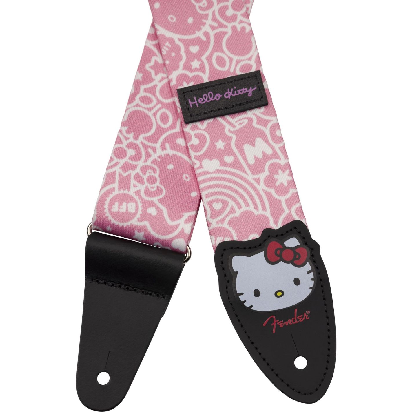 2 HELLO KITTY POLY STRAP PINK