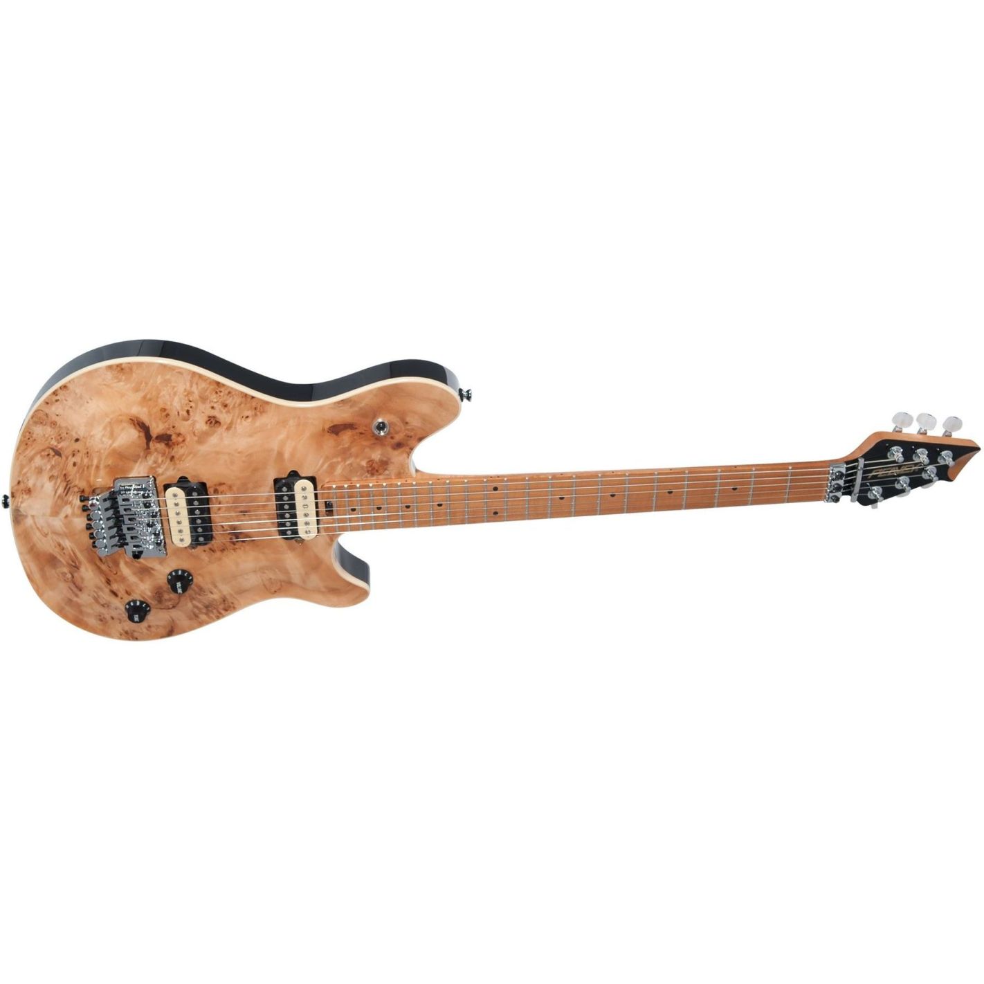 HP2 TREMOLO POPLAR BURL ROASTED MAPLE NECK NATURAL