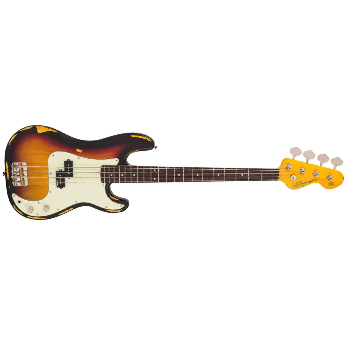 V4 ICON BASS DISTRESSED SUNSET SUNBURST