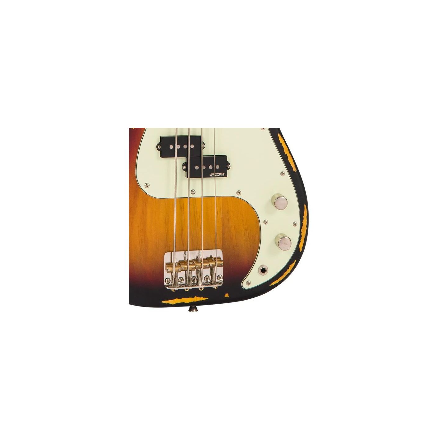 V4 ICON BASS DISTRESSED SUNSET SUNBURST