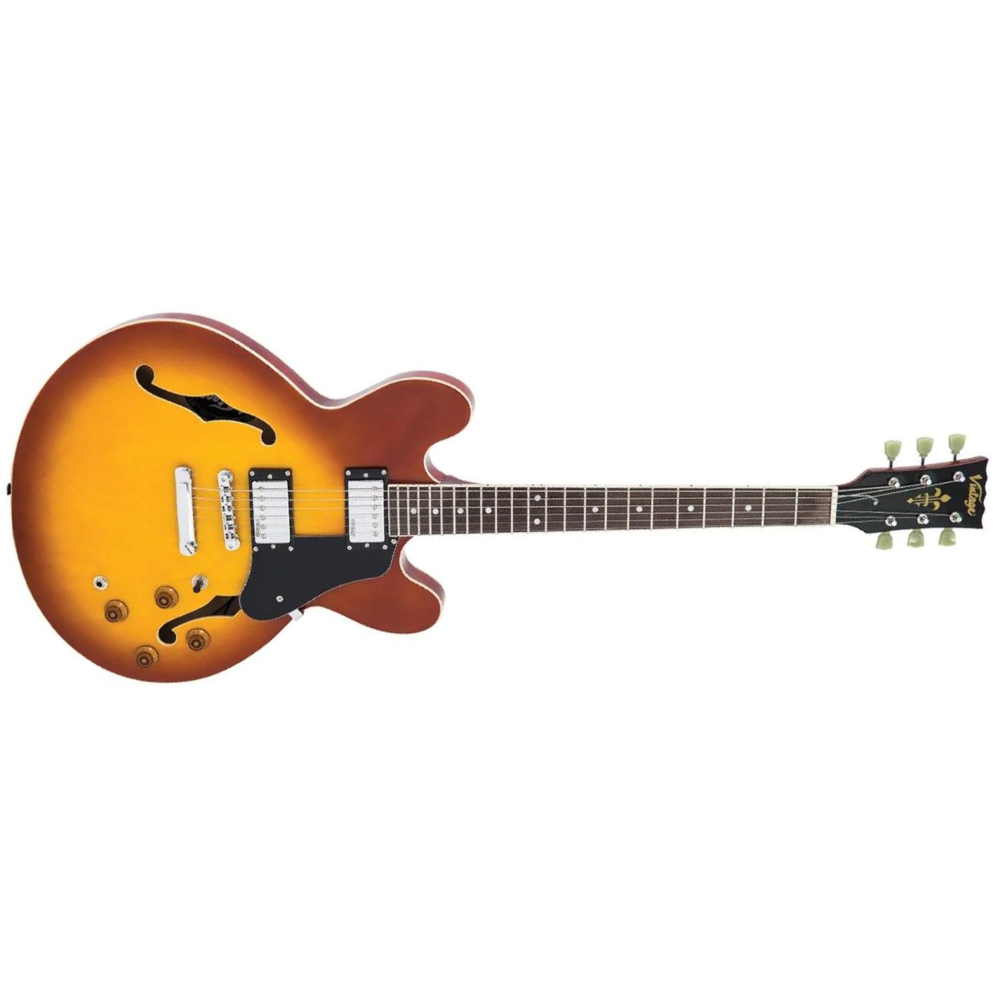 SEMI-ACOUSTIC GUITAR HONEY BURST