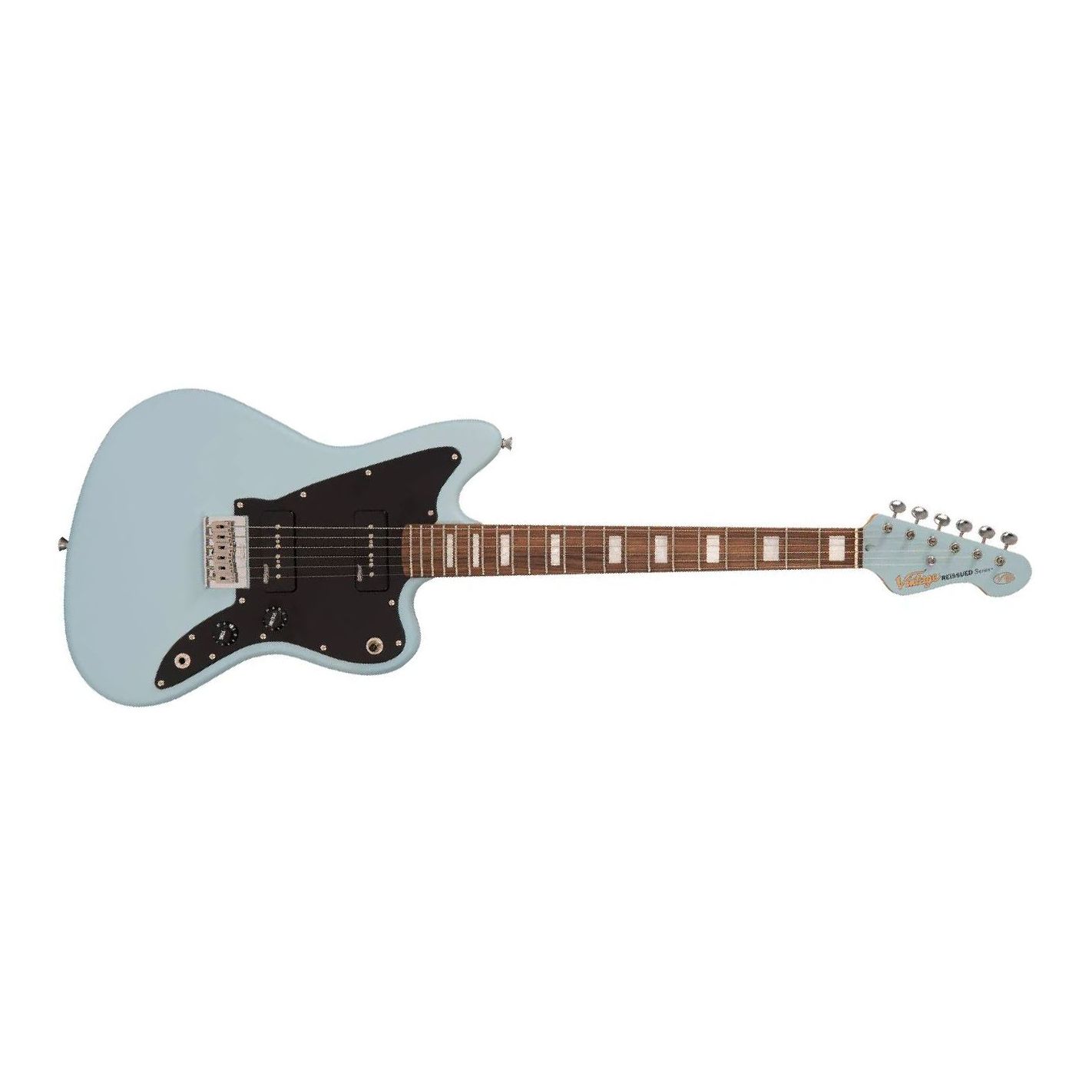 V65 HT EL GUITAR-TWIN SOAPBAR SATIN BLUE